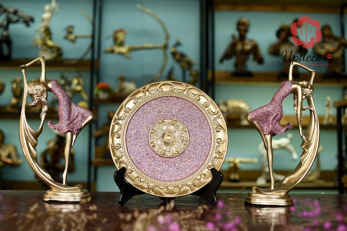 Bộ Tượng Trang Trí Cô Gái Khiêu Vũ mã UP24 Bộ Tượng Cô Gái Khiêu Vũ Trang Trí, Quà Tặng, Decor Nhà Cửa