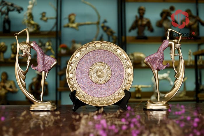 Bộ Tượng Trang Trí Cô Gái Khiêu Vũ mã UP24 Bộ Tượng Cô Gái Khiêu Vũ Trang Trí, Quà Tặng, Decor Nhà Cửa