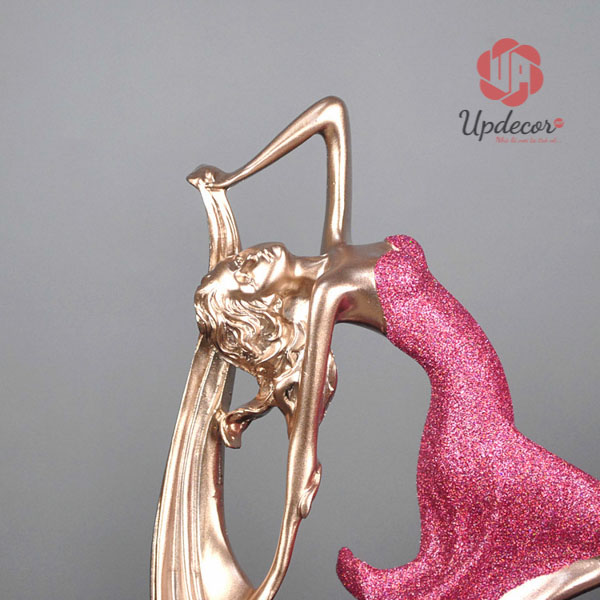 Bộ Tượng Trang Trí Cô Gái Khiêu Vũ mã UP24 Bộ Tượng Cô Gái Khiêu Vũ Trang Trí, Quà Tặng, Decor Nhà Cửa