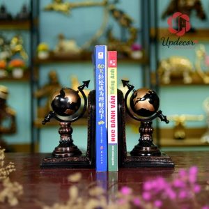 Chặn Sách Quả Địa Cầu Trang Trí Nội Thất, Decor Nhà Cửa