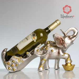 Giá Để Rượu Vang Đẹp Hình Voi Phong Thủy