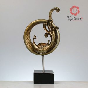 Phù điêu trang trí chim công mã UP44_1