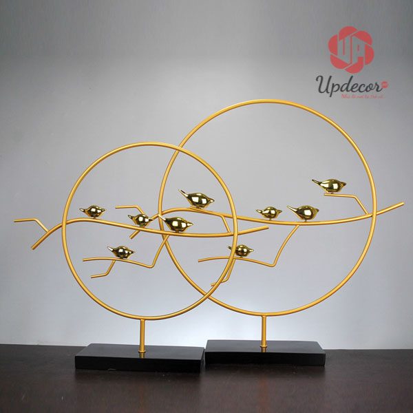 Phù điêu trang trí chim khuyên mã UP76