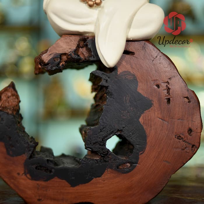 Tượng Chú Tiều Ngồi Thiền mã UP73 Tượng Chú Tiểu Ngồi Thiền Trang Trí, Decor Nhà Cửa, Bàn Làm Việc