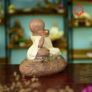 Tượng Phật Chú Tiểu An Nhiên Trang Trí Nội Thất, Để Bàn Làm Việc