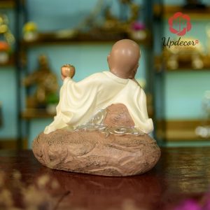 Tượng Phật Chú Tiểu An Nhiên Trang Trí Nội Thất, Để Bàn Làm Việc