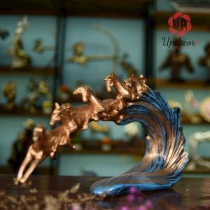 Tượng Lục Mã Cưỡi Sóng Trang Trí Nhà Cửa, Decor Nội Thất, Quà Tặng Ý Nghĩa