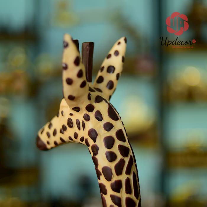 Tượng Trang Trí Hươu Cao Cổ Kèm Bể Cá mã UP32 Bể Cá Mini Để Bàn Trang Trí Nhà Cửa, Decor Nội Thất