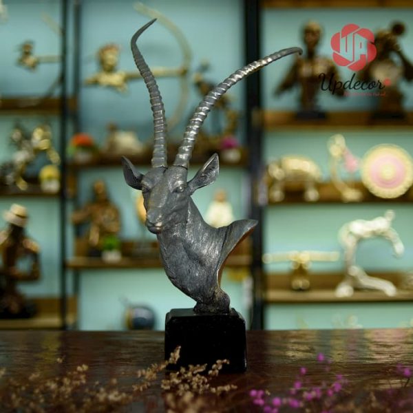 Tượng Đầu Linh Dương Trang Trí Nội Thất, Nhà Cửa, Decor Quà Tặng