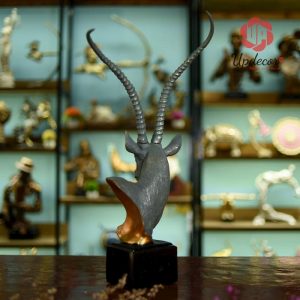 Tượng Đầu Linh Dương Trang Trí Nội Thất, Nhà Cửa, Decor Quà Tặng