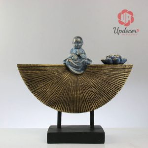 Tượng chú tiểu ngồi thiền UP64_1