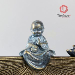 Tượng chú tiểu ngồi thiền UP64_3