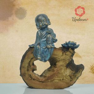 Tượng chú tiểu ngồi thiền UP67_1