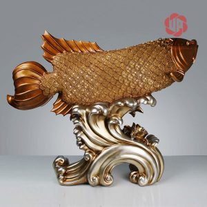 Tượng cá chép hóa rồng mã UP65_1