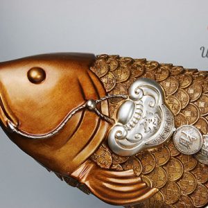Tượng cá chép hóa rồng mã UP65_2