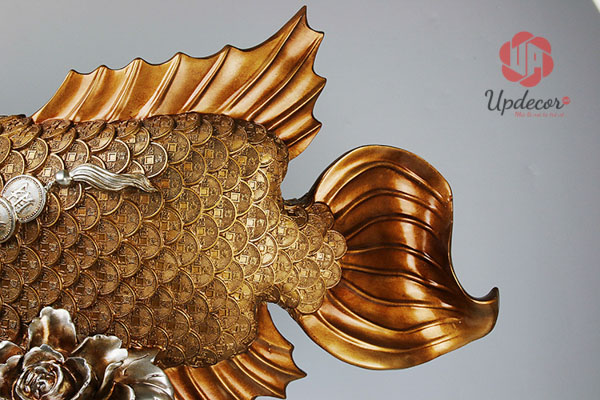 Tượng cá chép hóa rồng mã UP65 tượng cá chép hóa rồng