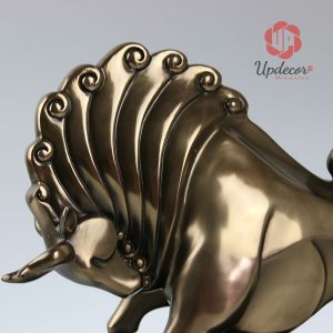 Tượng trang trí bò tót để bàn mã UP62_3