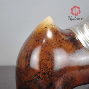 Tượng trang trí cặp bò tót để bàn mã UP46_2