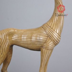 Tượng trang trí cặp hươu mã UP33_1