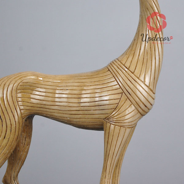 Tượng trang trí cặp hươu mã UP33 tượng cặp hươu