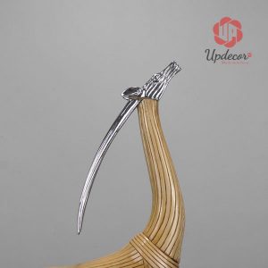 Tượng trang trí cặp hươu mã UP33_2