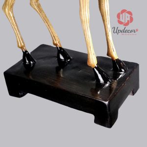 Tượng trang trí cặp hươu mã UP33_3