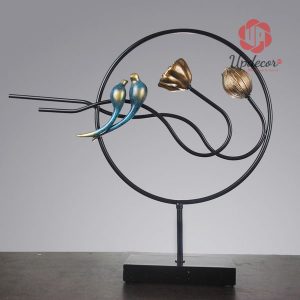 Vòng sen trang trí chim trĩ UP50_1