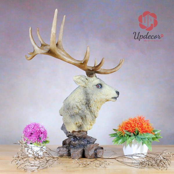 Tượng Đầu Hươu Trang Trí Nội Thất, Decor Nhà Cửa