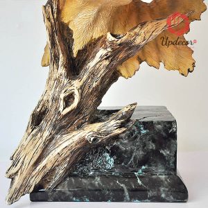 TƯỢNG TRANG TRÍ ĐẦU HƯƠU ĐỂ BÀN MÃ UP09_1