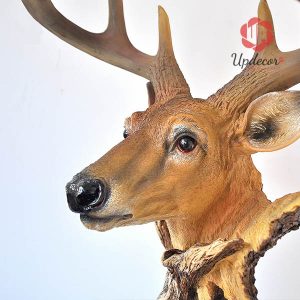 TƯỢNG TRANG TRÍ ĐẦU HƯƠU ĐỂ BÀN MÃ UP09_2