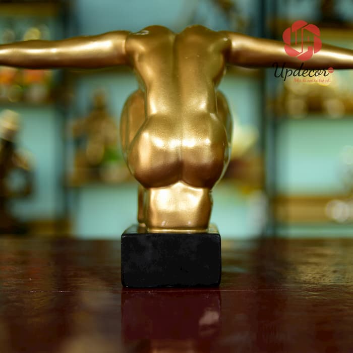 Tượng Vận Động Viên Bơi Lội mã UP92 Tượng Vận Động Viên Bơi Lội Trang Trí Bàn Làm Việc, Kệ Sách, Decor Nhà Cửa