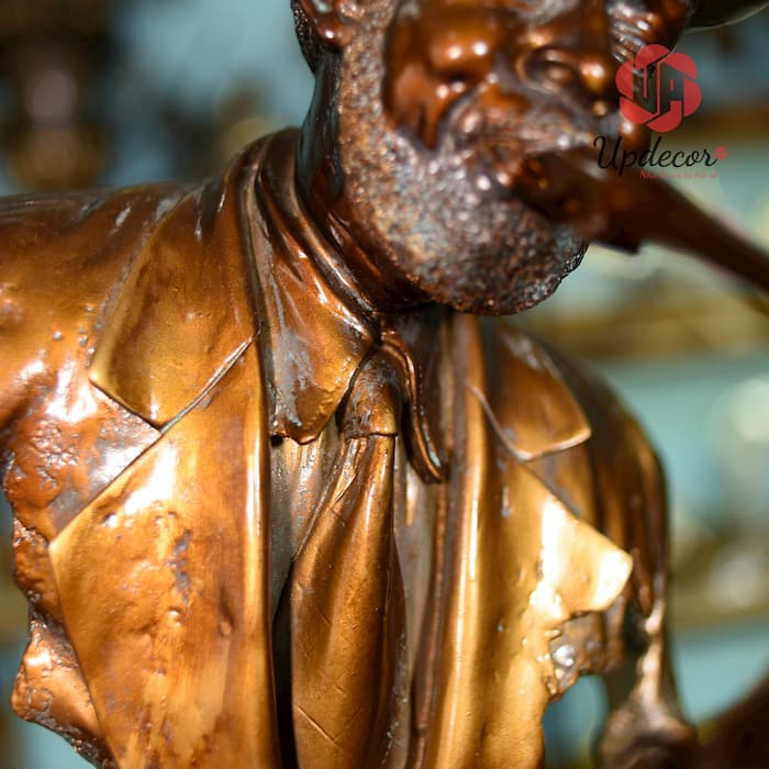 Tượng Nghệ Sĩ Thổi Kèn Saxophone mã UP96 Tượng Nghệ Sĩ Thổi Saxophone Trang Trí Nhà Cửa, Decor Nội Thất