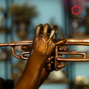 Tượng Nghệ Sĩ Thổi Trumpet Trang Trí Nhà Cửa, Nội Thất
