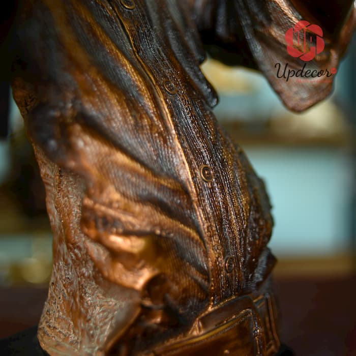 Tượng Nghệ Sĩ Thổi Trumpet mã UP99 Tượng Nghệ Sĩ Thổi Trumpet Trang Trí Nhà Cửa, Nội Thất