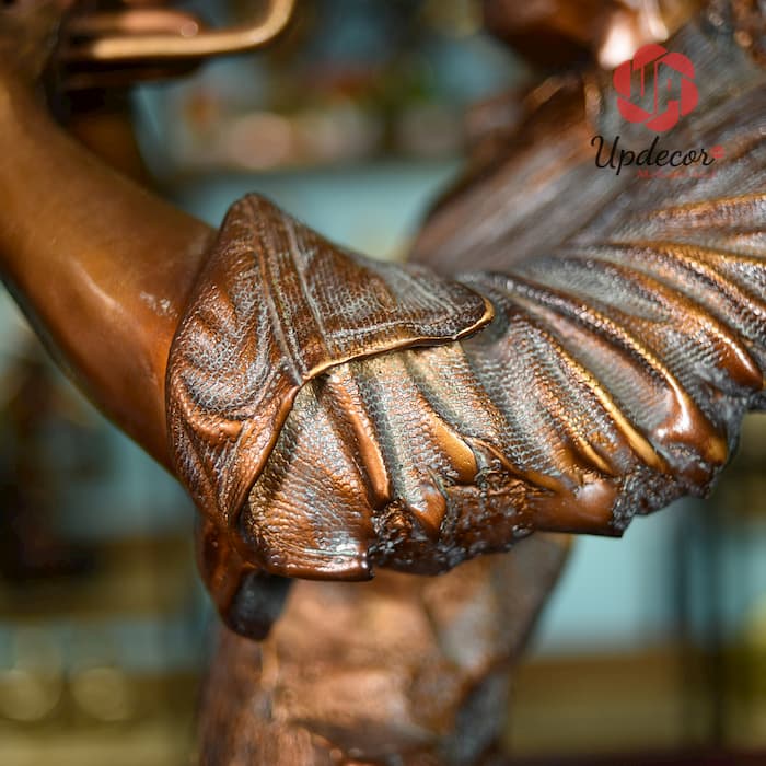 Tượng Nghệ Sĩ Thổi Trumpet mã UP99 Tượng Nghệ Sĩ Thổi Trumpet Trang Trí Nhà Cửa, Nội Thất