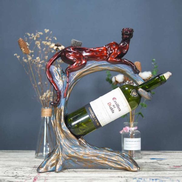 Giá Để Rượu Vang Hình Báo Đốm – Thiết Kế Độc Đáo, Sang Trọng, Decor Đẳng Cấp, Quà Tặng Ý Nghĩa