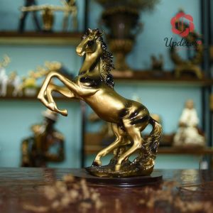 tượng ngựa phong thủy, đồ trang trí kệ tivi phòng khách, vật phẩm quà lưu niệm trang trí bàn làm việc