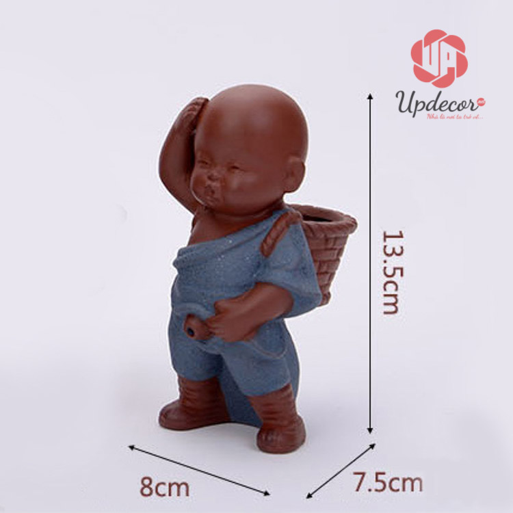 Tượng Em Bé Đứng Tiểu Trang Trí UP112 Giá bán tượng em bé đứng tè cao 13,5 Cm là 200.000 VNĐ