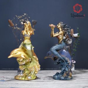 Bức tượng nàng tiên cá chính là một sản phẩm đồ trang trí ấn tượng được nhiều người yêu thích