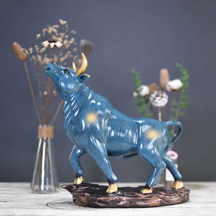 Tượng Con Trâu Phong Thủy Trang Trí Decor Mã UP155 Tượng Tượng Con Trâu Phong Thủy Trang Trí: Vật Phẩm Mang Lại May Mắn và Tài Lộc