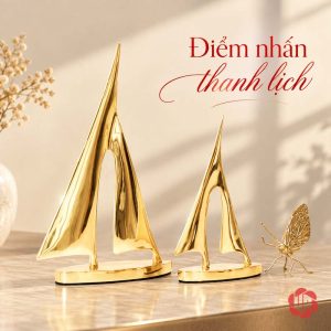 Decor trang trí cánh buồm xuôi gió phối đôi bên phụ kiện hình bướm
