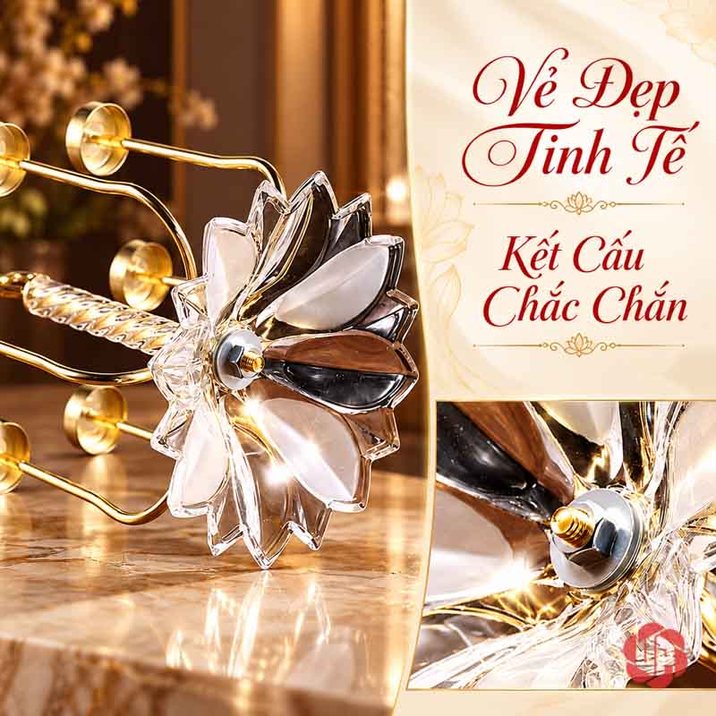 Giá Úp Cốc Để Bàn Tay Cầm Trái Tim UP002C Giá úp cốc đặt nghiêng để nhìn phần nối trụ và chân đế