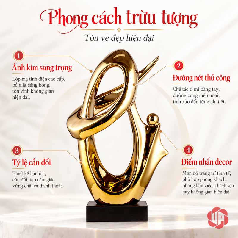 Tượng Trang Trí Nghệ Thuật Kho Báu UP039 Tượng trang trí Kho Báu trong ảnh tổng thể có chú thích chi tiết